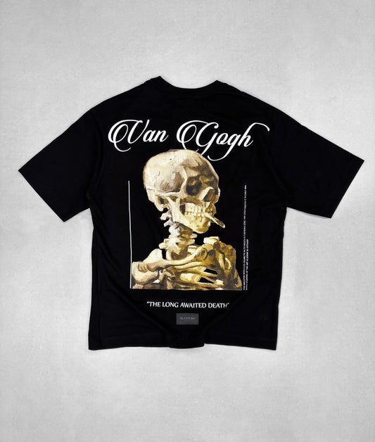 CAMISETA ESQUELETO VAN GOGH - NEGRA